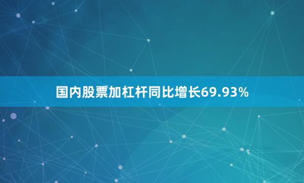 国内股票加杠杆同比增长69.93%